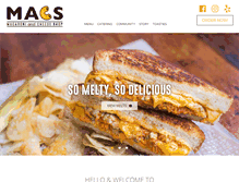 Tablet Screenshot of macandcheeseshop.com